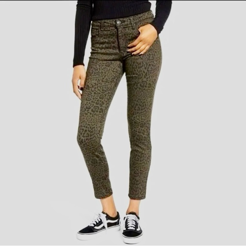 NWOT- STS BLUE ELLIE HIGH RISE ANKLE SKINNY JEANS. LEOPARD PRINT, NEVER WORN ♥️ - Picture 2 of 9